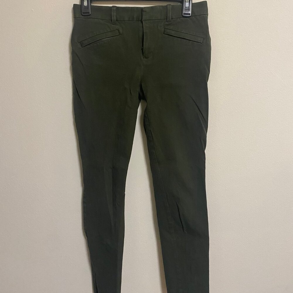 Gap skinny ankle olive green pants